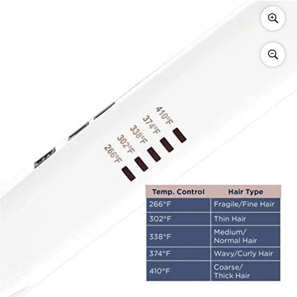 2 for $20 💋 NWT Conair Flat Iron 1 inch hair straightener - Picture 2 of 3